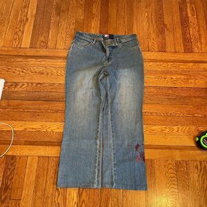 Women’s y2k‎ flare embroirded jeans